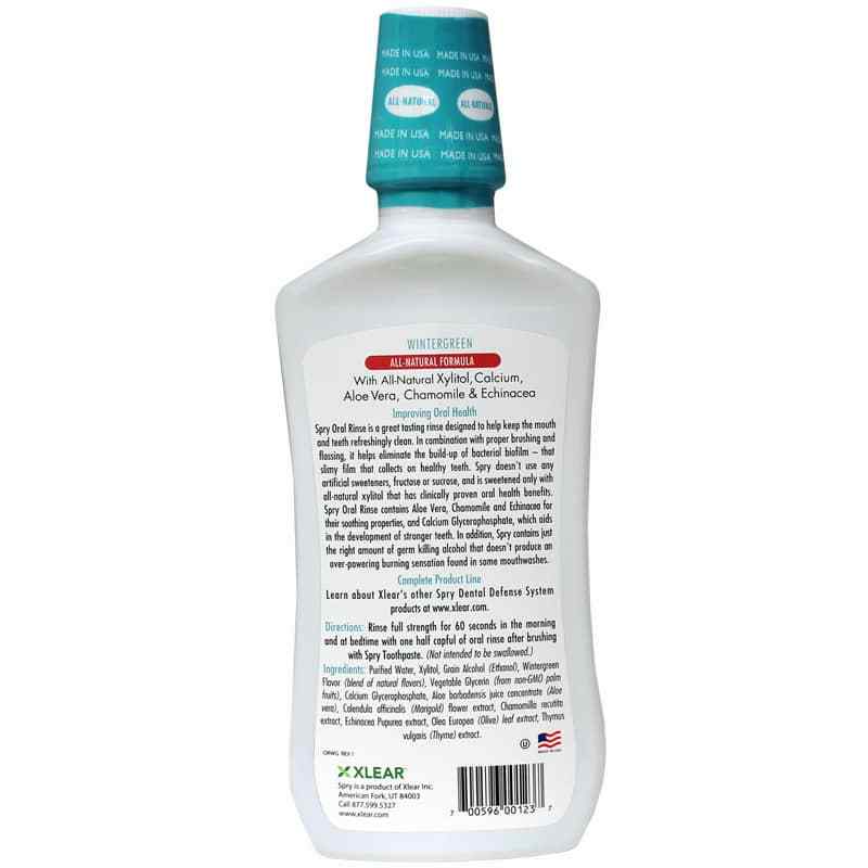 Spry Oral Rinse, Wintergreen, by Xlear, image #2