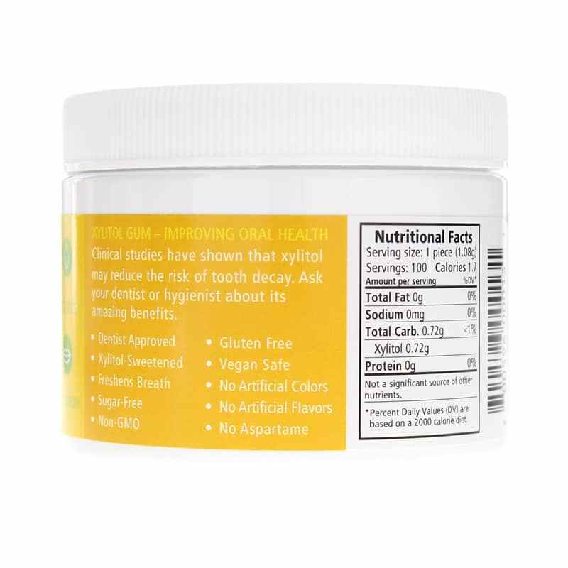 Spry Xylitol Gum, Fruit, 100 Piece Jar, by Xlear, image #2