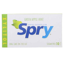 Spry Xylitol Gum, Green Apple Mint, 10 Piece Blister Pack, by Xlear