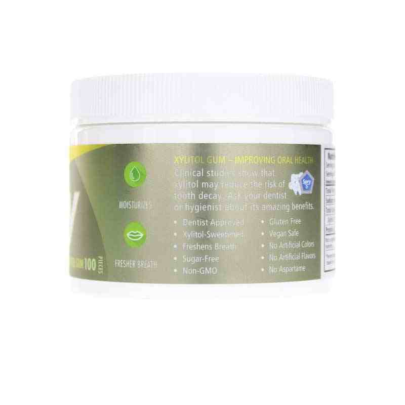 Spry Xylitol Gum, Green Tea, 100 Piece Jar, by Xlear, image #2