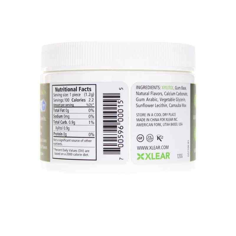 Spry Xylitol Gum, Green Tea, 100 Piece Jar, by Xlear, image #3