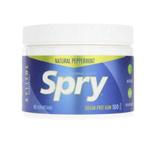 Spry Xylitol Gum, Peppermint, 100 Piece Jar, by Xlear