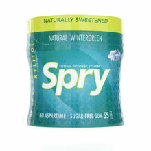 Spry Xylitol Gum, Wintergreen, 55 Piece Jar, by Xlear