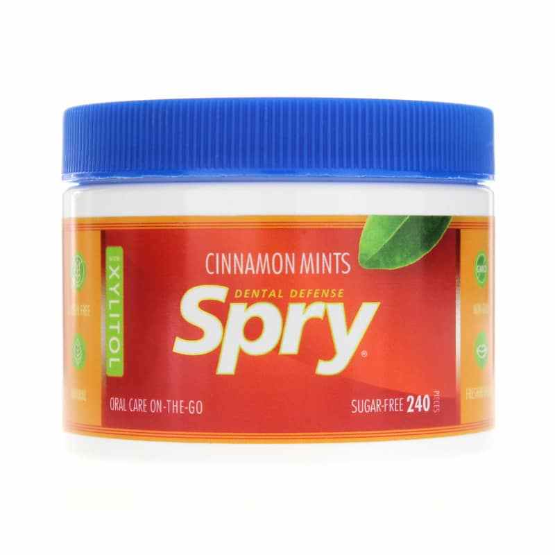 Spry Xylitol Mints, Cinnamon, 240 Pieces, by Xlear
