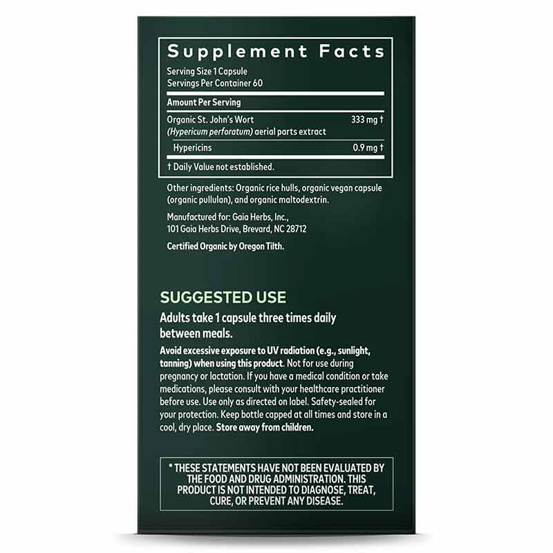 St. John's Wort, by Gaia Herbs, image #3