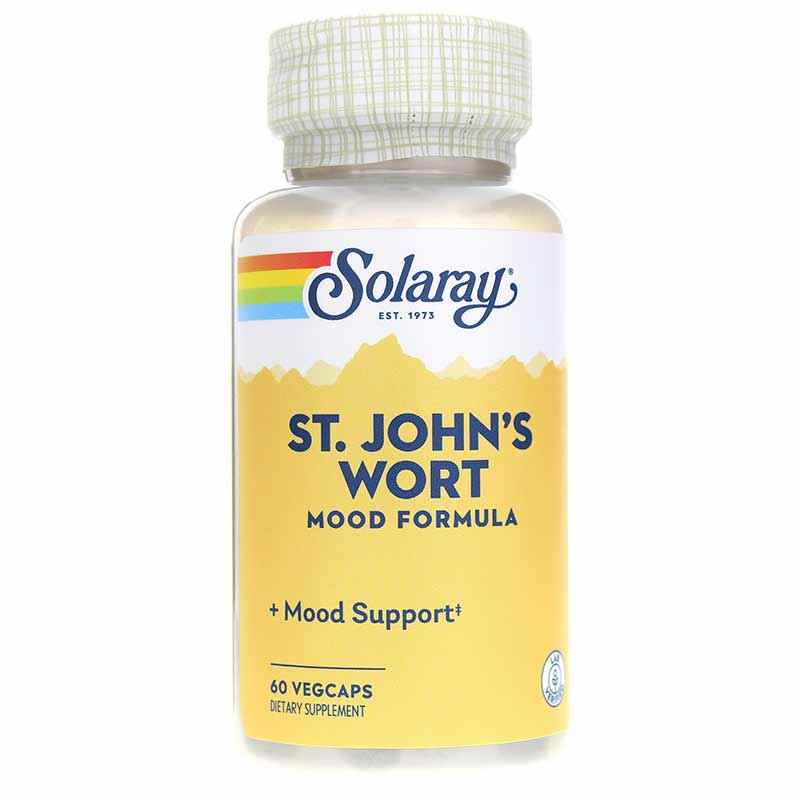 St. John's Wort Mood Formula, 60 Veg Capsules, by Solaray