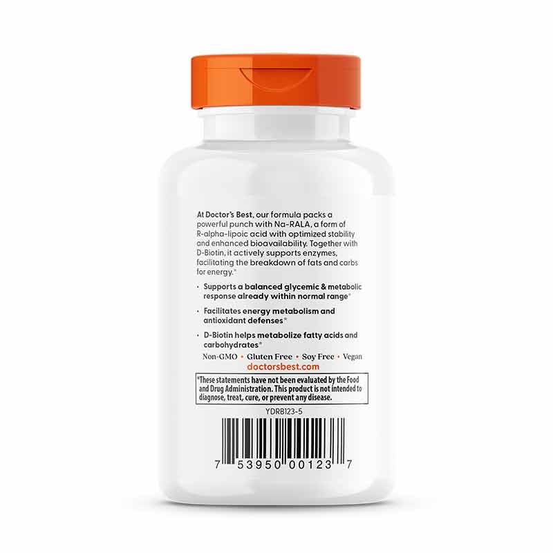 Stabilized R-Lipoic Acid 100 Mg, 60 Veg Capsules, by Doctors Best, image #3