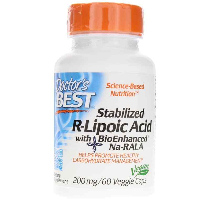 Stabilized R-Lipoic Acid 200 Mg, by Doctors Best