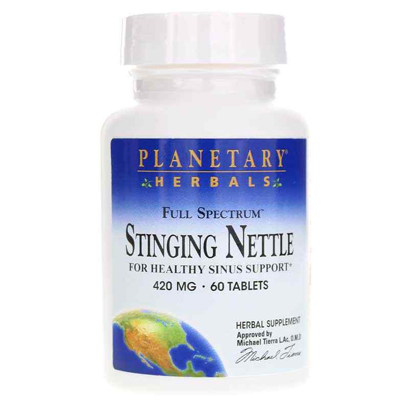Stinging Nettles 420 Mg Freeze-Dried, 60 Tablets, by Planetary Herbals