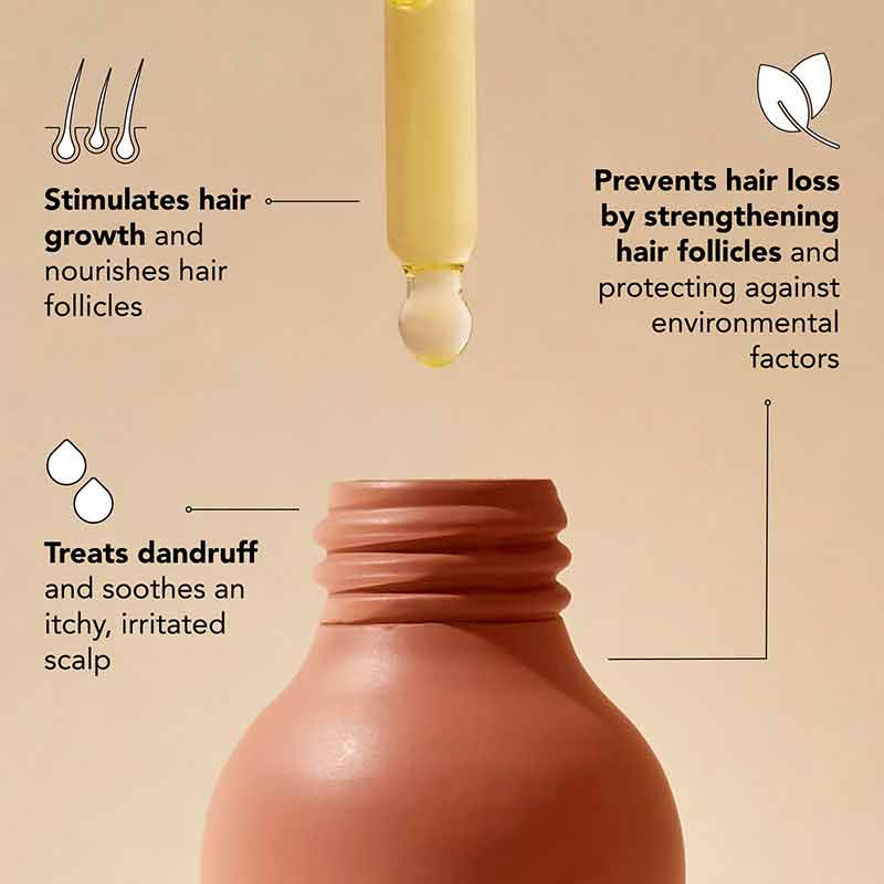 Strengthening Hair & Scalp Oil, by Kitsch, image #4