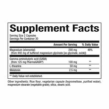 Stress-Relax Nighttime Magnesium Glycinate, 60 Capsules, by Natural Factors, image #2