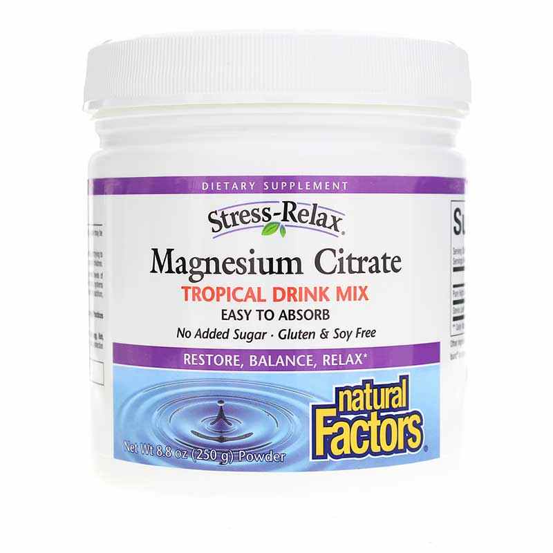 Stress-Relax Magnesium Citrate, Tropical, by Natural Factors
