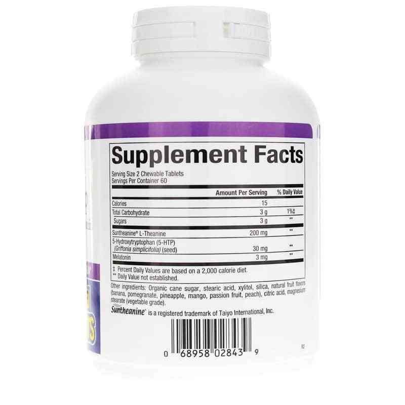 Stress-Relax Tranquil Sleep Chewable, 120 Chewable Tablets, by Natural Factors, image #2