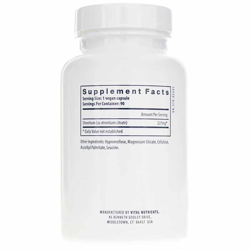 Strontium (citrate) 227 Mg, by Vital Nutrients, image #2