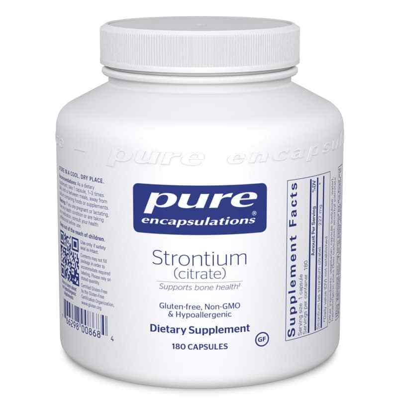 Strontium (citrate), by Pure Encapsulations