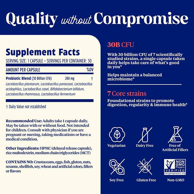 Subculture Probiotic Daily Gut Health, 30 Capsules, by Enzymedica, image #2