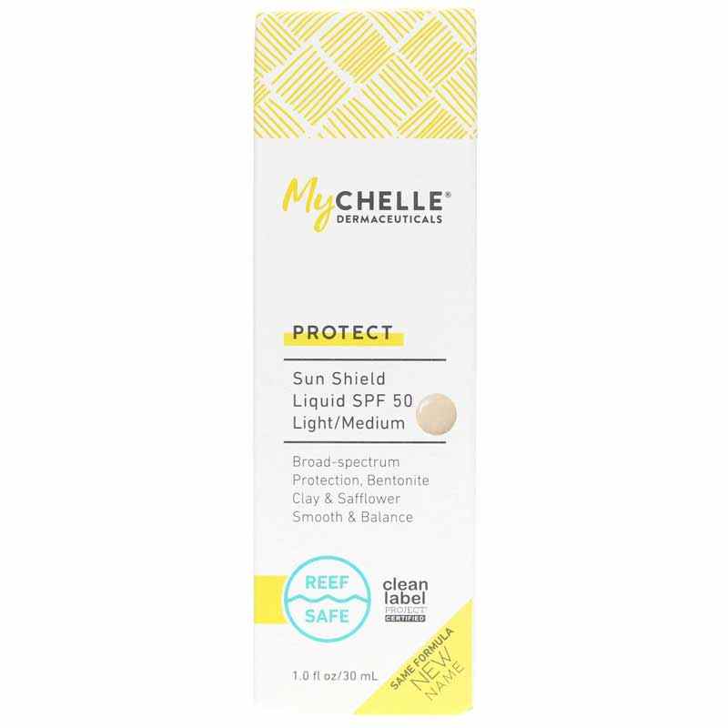 Sun Shield Liquid Tint SPF 50, Light Medium, by MyChelle Dermaceuticals