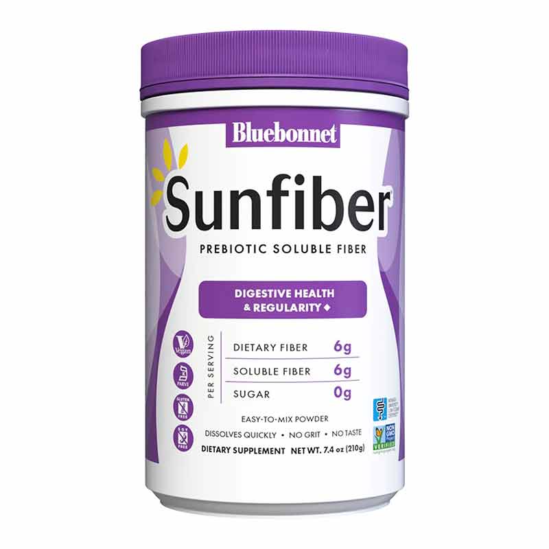 Sunfiber Powder, 7.4 Oz, by Bluebonnet
