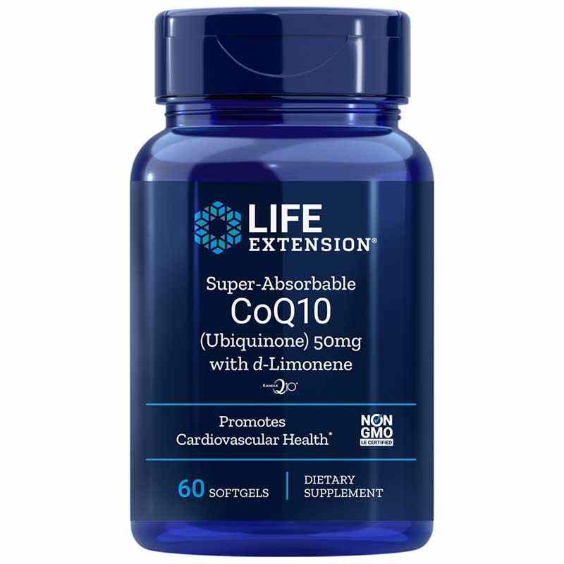 Super Absorbable CoQ10 50 Mg with d-Limonene, by Life Extension