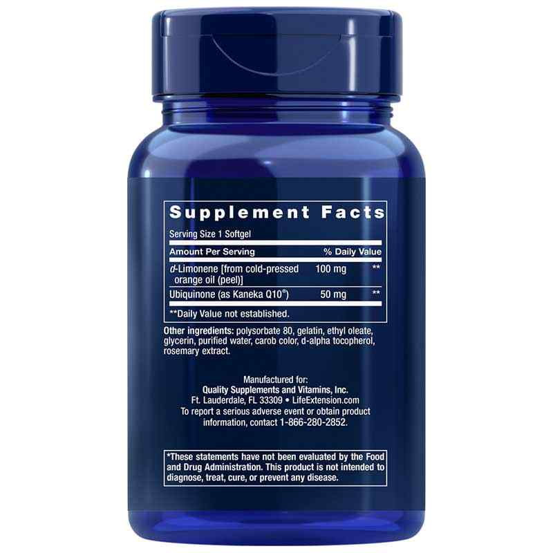 Super Absorbable CoQ10 50 Mg with d-Limonene, by Life Extension, image #2