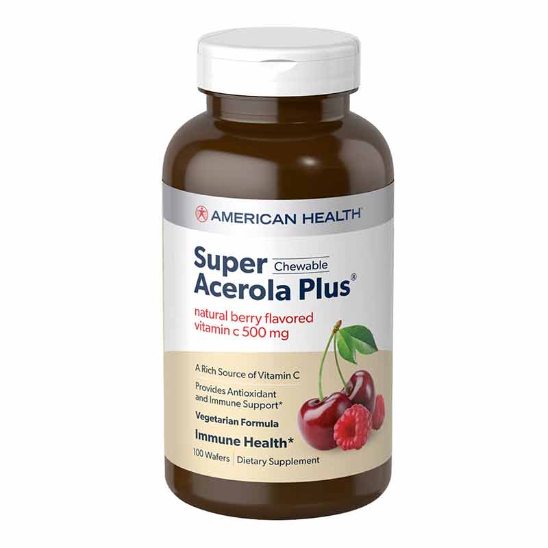 Super Acerola Plus Natural Vitamin C 500 Mg, by American Health