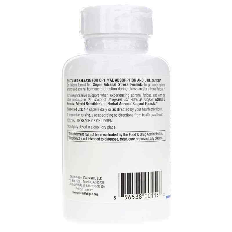 Super Adrenal Stress Formula, 90 Capsules, by Doctor Wilson's, image #3