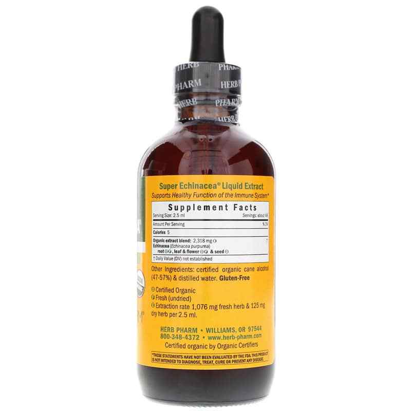 Super Echinacea Extract, 4 Oz, by Herb Pharm, image #2