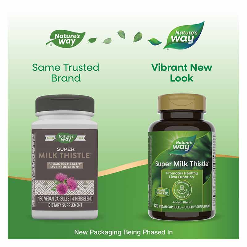 Super Milk Thistle, 120 Veg Capsules, by Natures Way, image #3