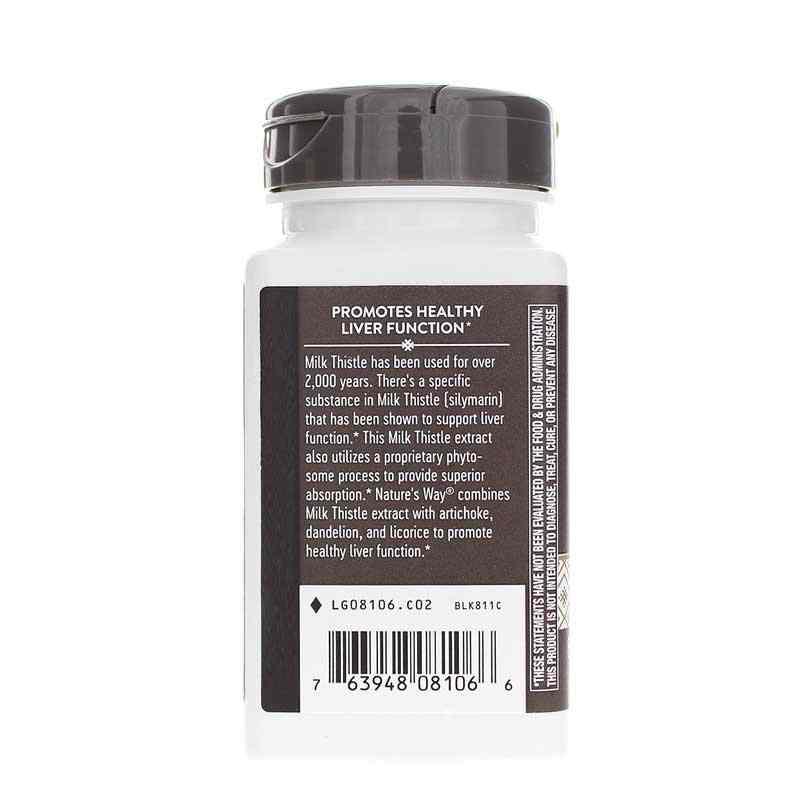 Super Milk Thistle, 60 Veg Capsules, by Natures Way, image #4