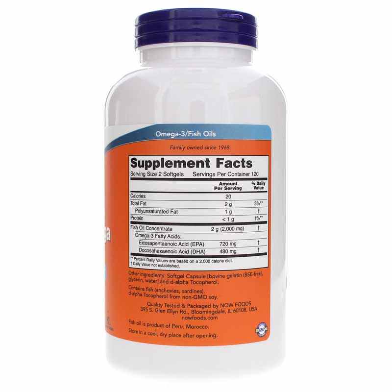 Super Omega EPA, 240 Softgels, by NOW Foods, image #2