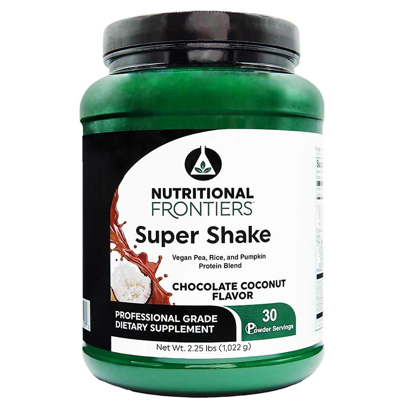 Super Shake Vegan, Chocolate Coconut, by Nutritional Frontiers