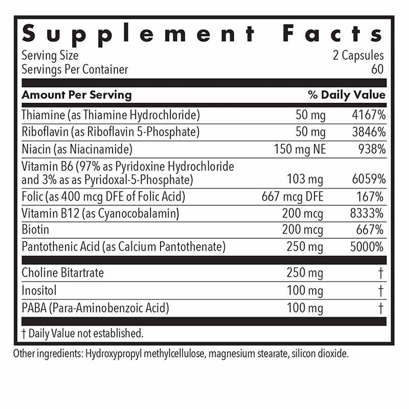 Super Vitamin B Complex, by Allergy Research Group, image #2