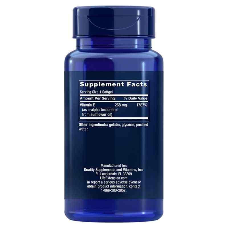 Super Vitamin E 268 Mg (400 IU), by Life Extension, image #2