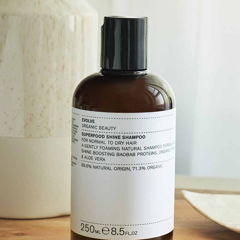 Superfood Shine Shampoo, 8.5 Oz, by Evolve Organic Beauty, image #3