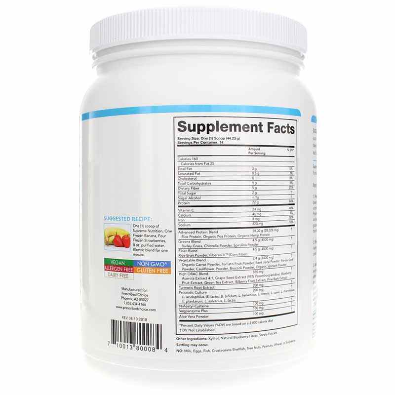 Supreme Nutrition, Blueberry, by Prescribed Choice, image #2