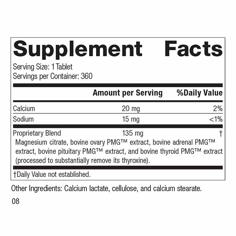 Symplex F, 360 Tablets, by Standard Process, image #2
