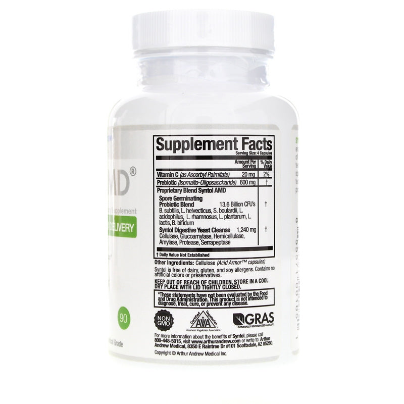 Syntol Advanced Microflora Delivery, 90 Capsules, by Arthur Andrew Medical, image #2