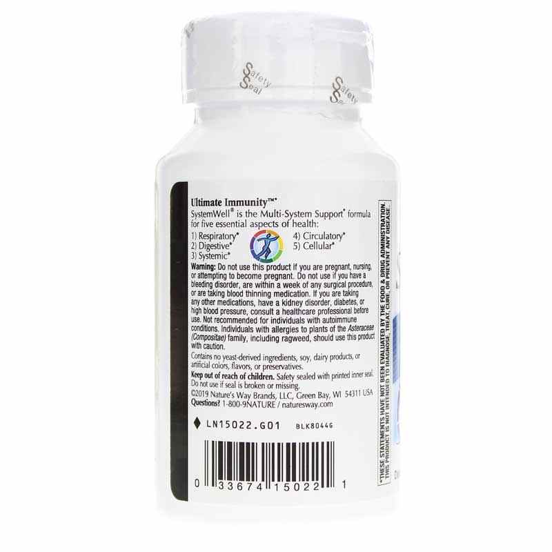 SystemWell Ultimate Immunity, 45 Tablets, by Natures Way, image #3
