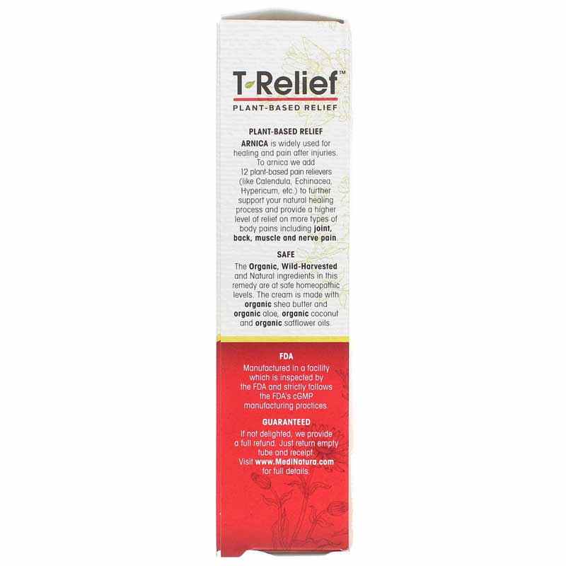 T-Relief Arnica +12 Extra Strength Pain Cream, 3 Oz, by MediNatura, image #3