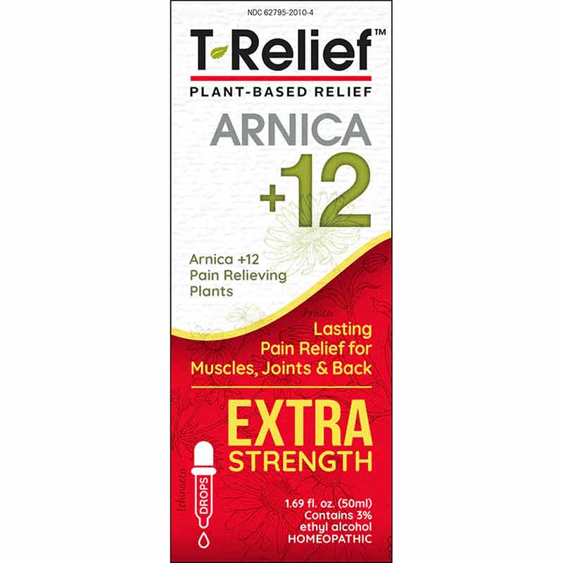 T-Relief Arnica +12 Extra Strength Pain Relief Oral Drops, by MediNatura, image #2