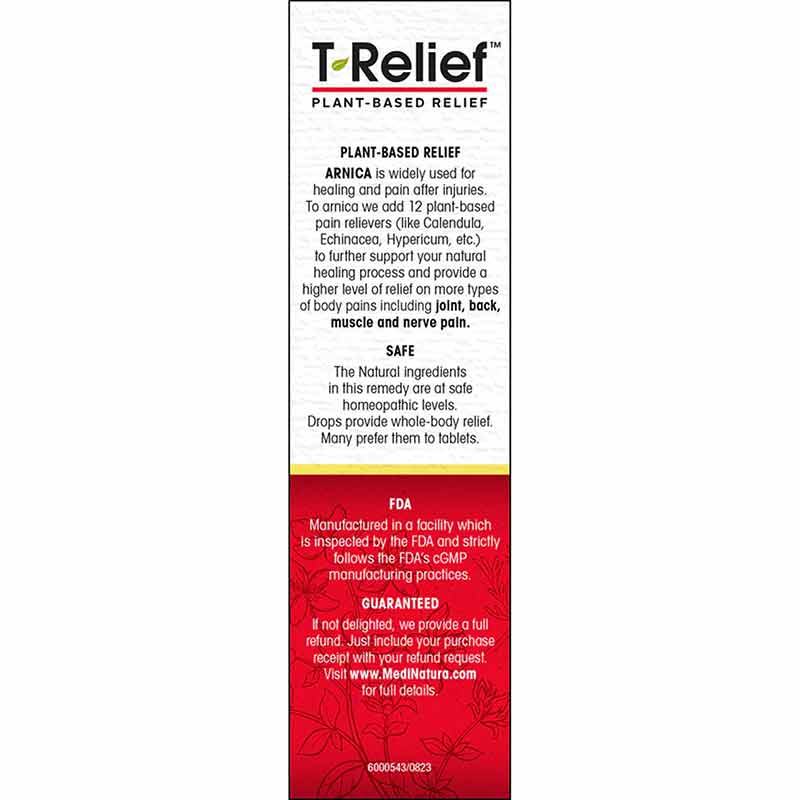 T-Relief Arnica +12 Extra Strength Pain Relief Oral Drops, by MediNatura, image #4