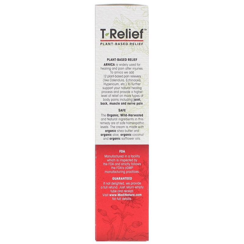 T-Relief Arnica +12 Pain Relief Cream, 4 Oz, by MediNatura, image #3