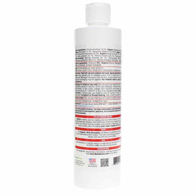 T-Relief Arnica +12 Pain Relief Gel, 8.75 Oz, by MediNatura, image #2