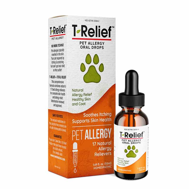 T-Relief Pet Allergy Oral Drops, by MediNatura