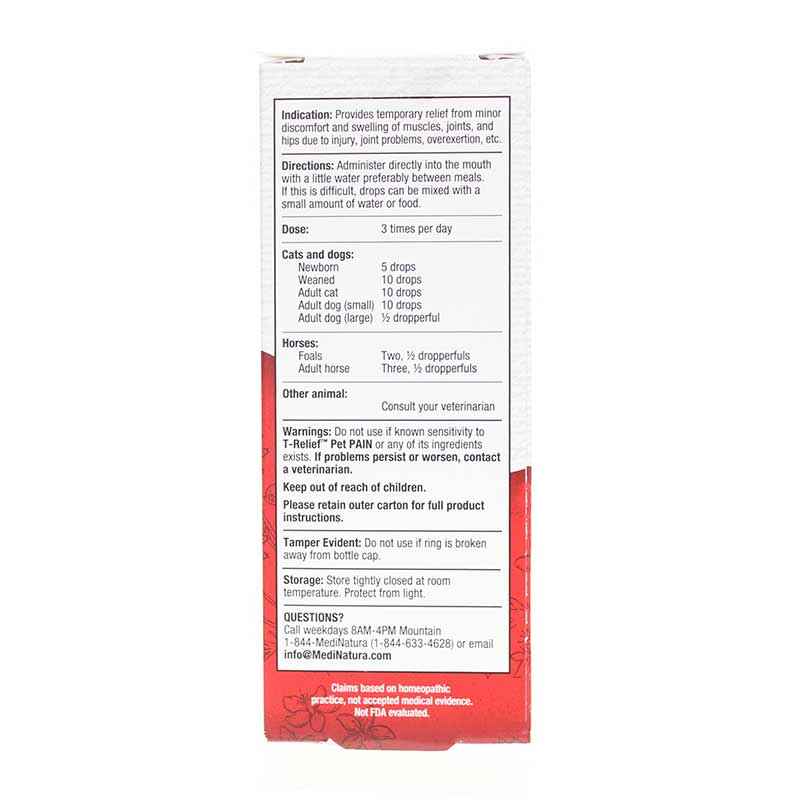 T-Relief Pet Pain Oral Drops, by MediNatura, image #3