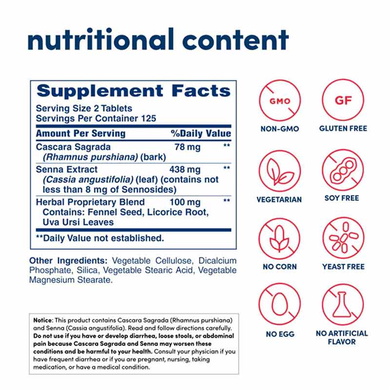 TAM Herbal Laxative, 250 Tablets, by American Health, image #2