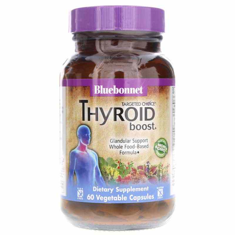 Targeted Choice Thyroid Boost, 60 Veg Capsules, by Bluebonnet