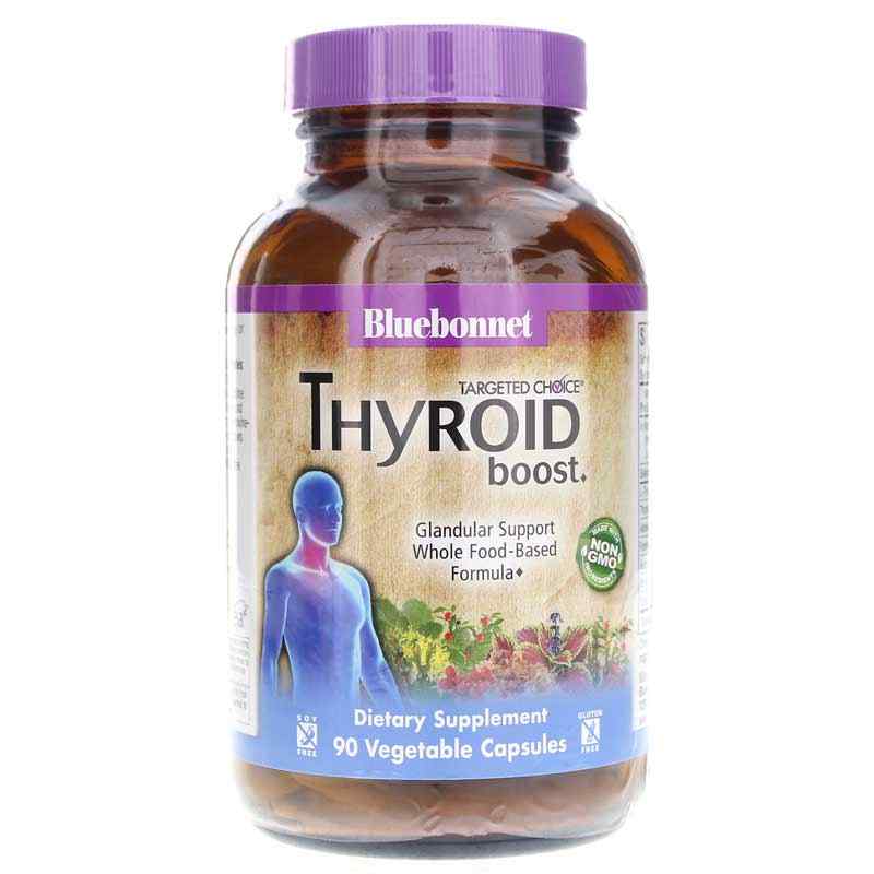 Targeted Choice Thyroid Boost, 90 Veg Capsules, by Bluebonnet