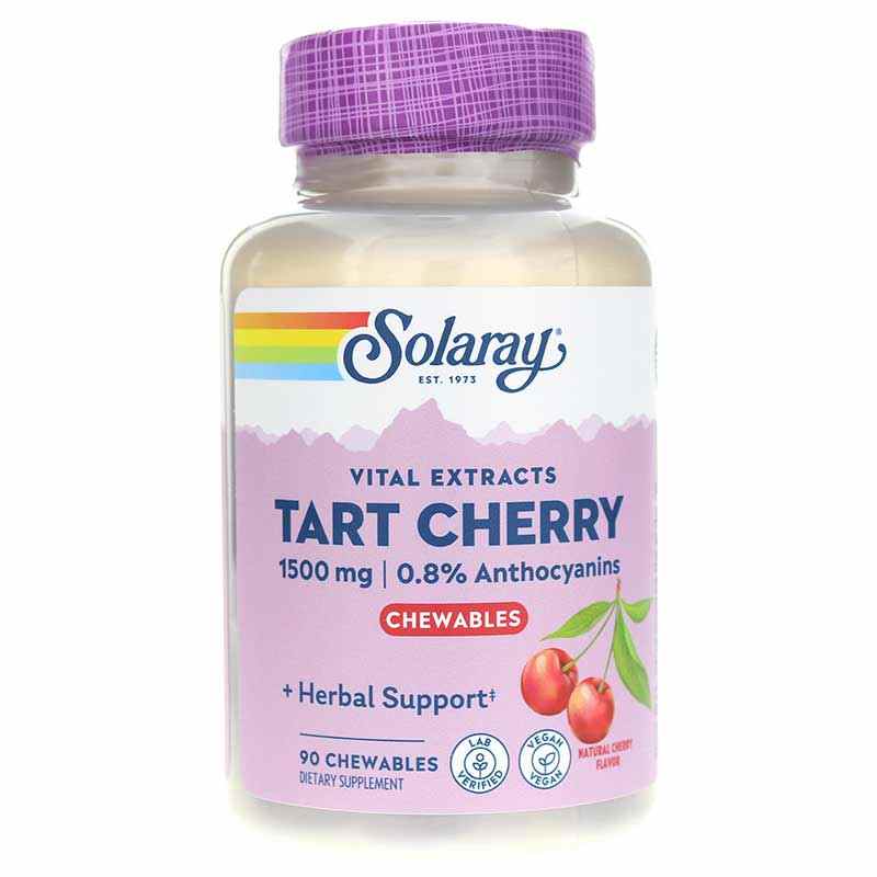 Tart Cherry 500 Mg Chewable, by Solaray