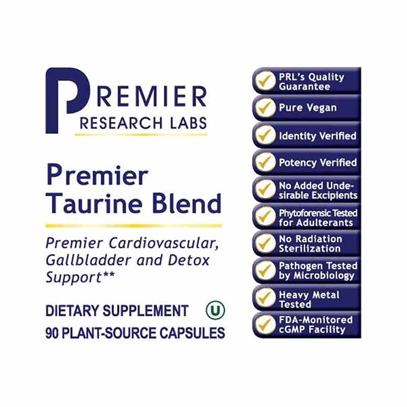 Taurine Blend Cardiovascular, by Premier Research Labs, image #2